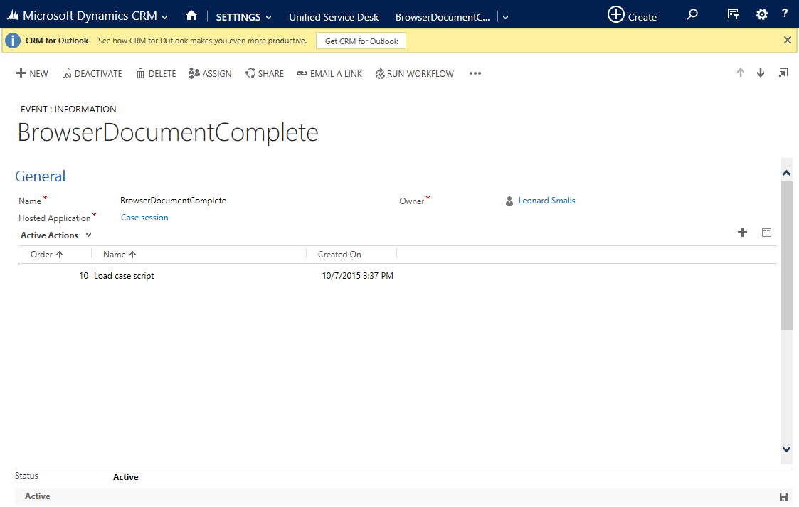 Case session tab BrowserDocumentComplete event
